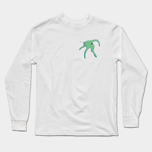 hey Long Sleeve T-Shirt by Chavkin